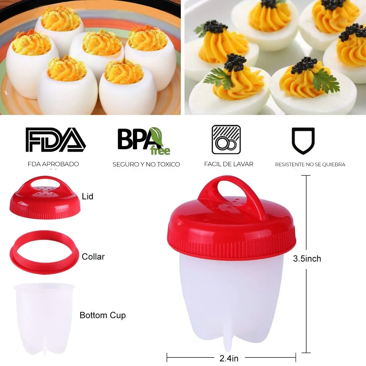 EasyEgg | Perfectly Cooked Egg in One Minute! \[Last Day Discount]