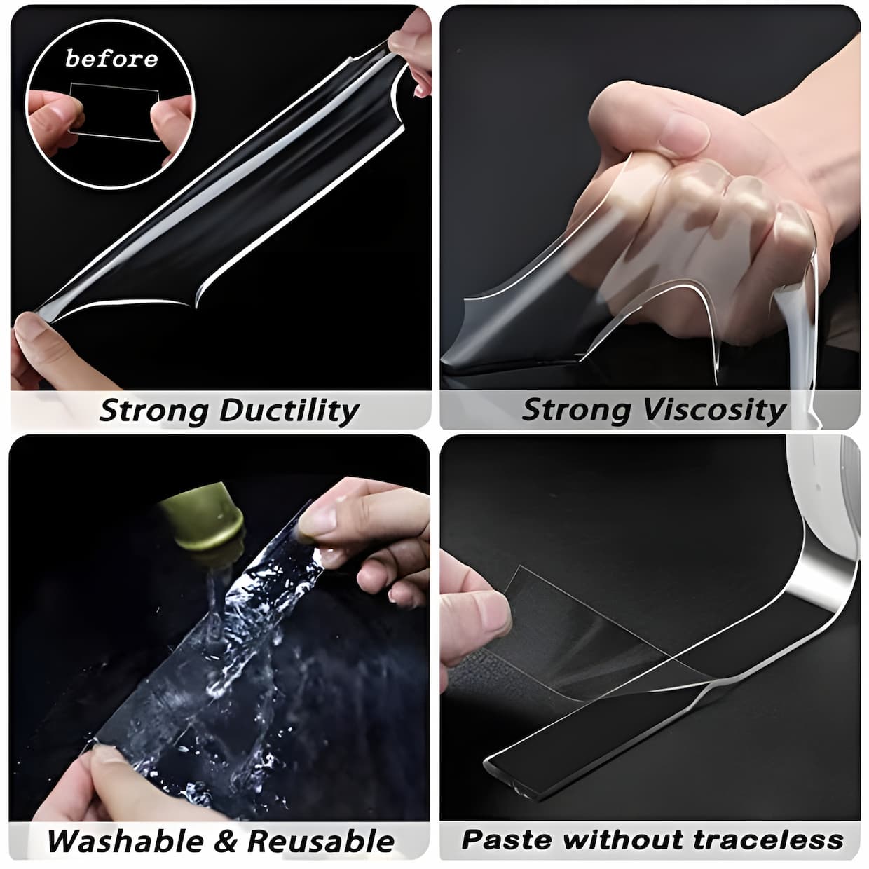 50% OFF | ClearTape™ - Double Sided Water Resistant Tape