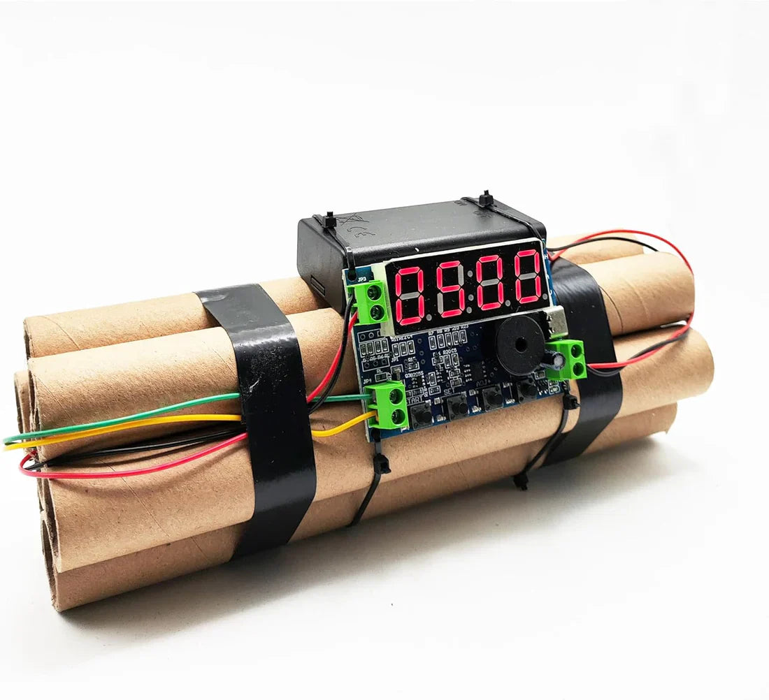 BlastTime – Dynamite Shaped Novelty Clock