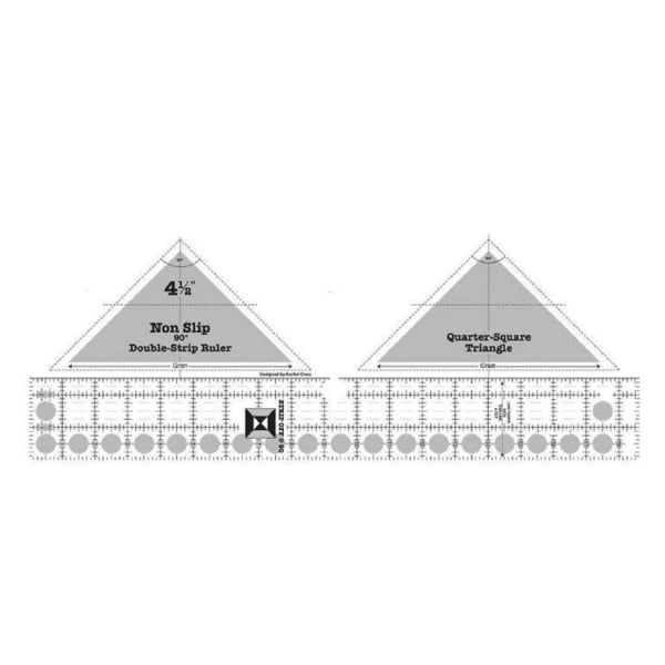 AngleMaster™ Quilt Ruler – 90° Double-Strip Edition
