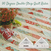 AngleMaster™ Quilt Ruler – 90° Double-Strip Edition