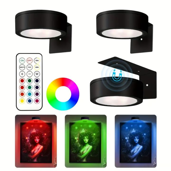 Magnetic LED Picture Light – Dimmable & Rechargeable