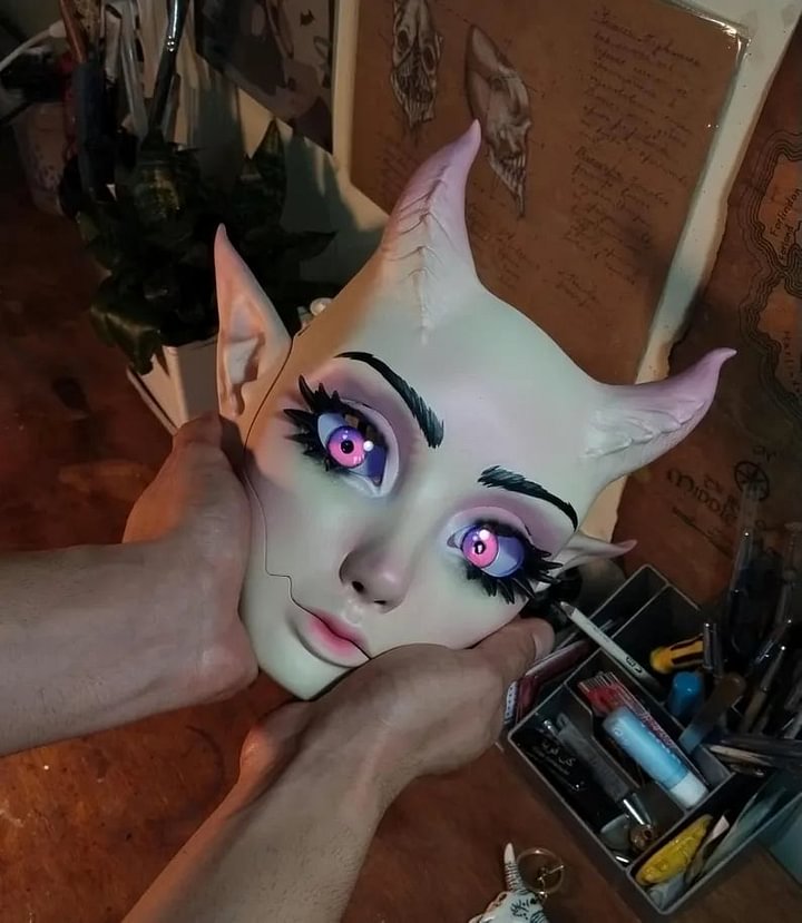 🎭Babydoll Mask: Quality and Adjustable for Comfort😈