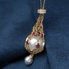 New Pearl and Gemstone Pendants