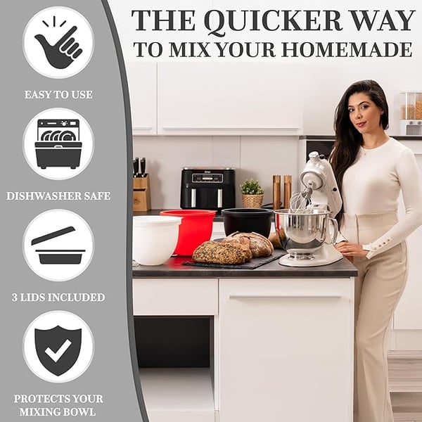 FlexiMix – Silicone Liner Attachment for Tilt Head Mixers