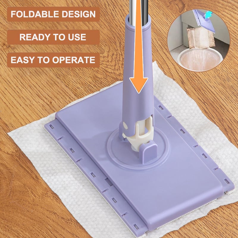 SwapClean™ | Automatic Cloth-Switching Mop