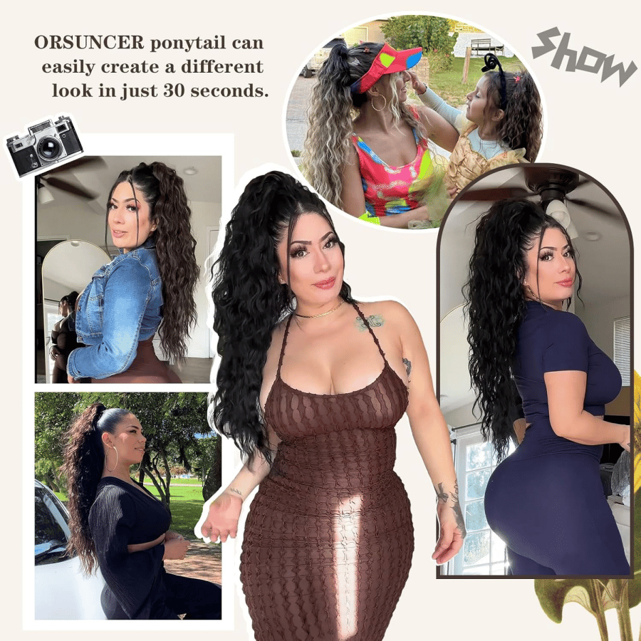 SilkiPony – Natural Hair Ponytail Extension