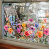 Buy 1 Get 1 FREE | Colorful Flower Stickers for Your Windows!