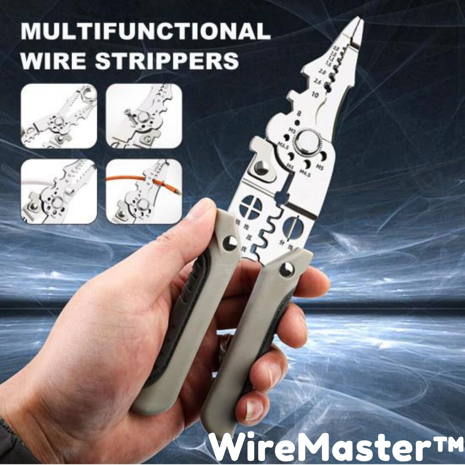 WireMaster™ Multifunctional Wire Stripping Pliers