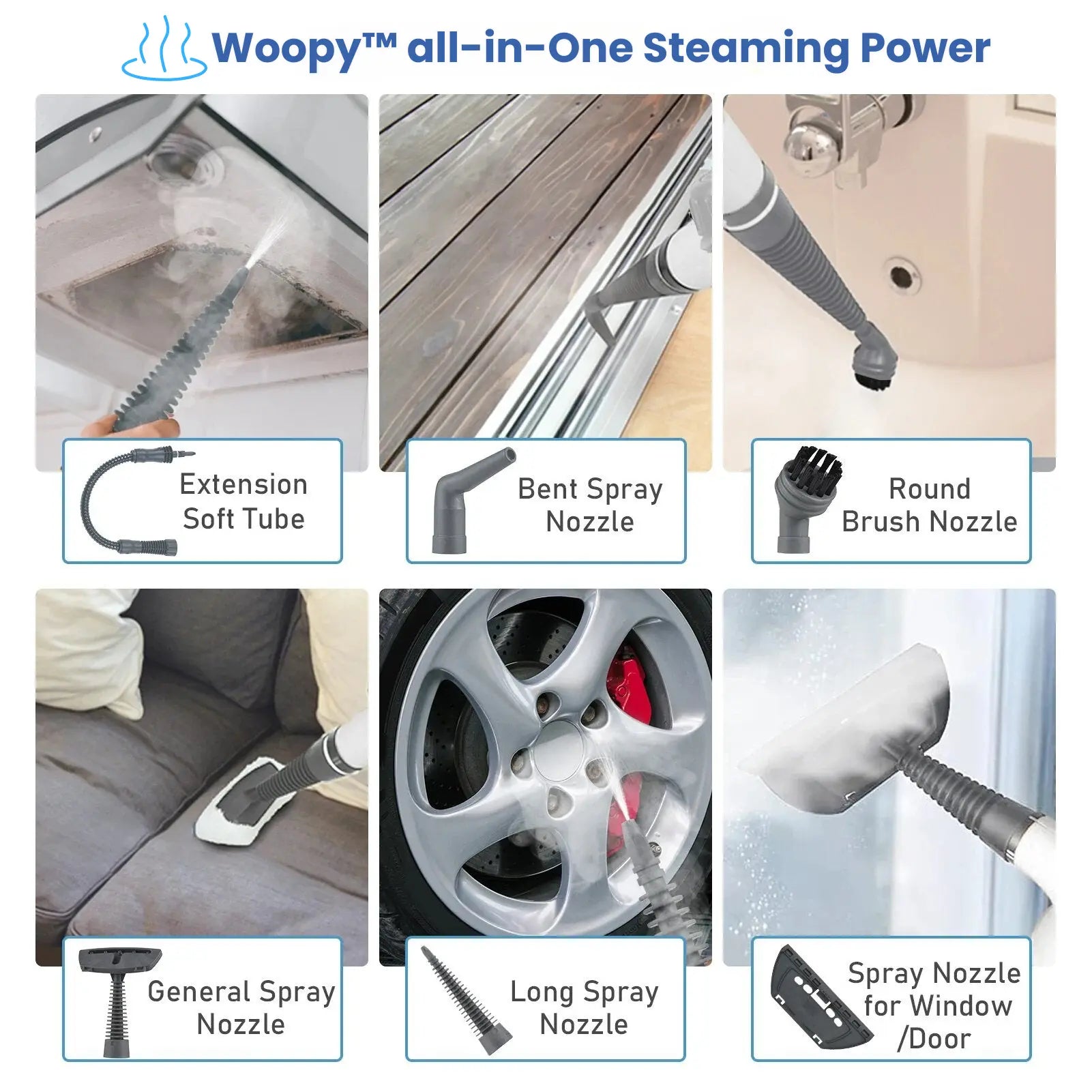 WooPy™ | Handheld Steam Cleaner