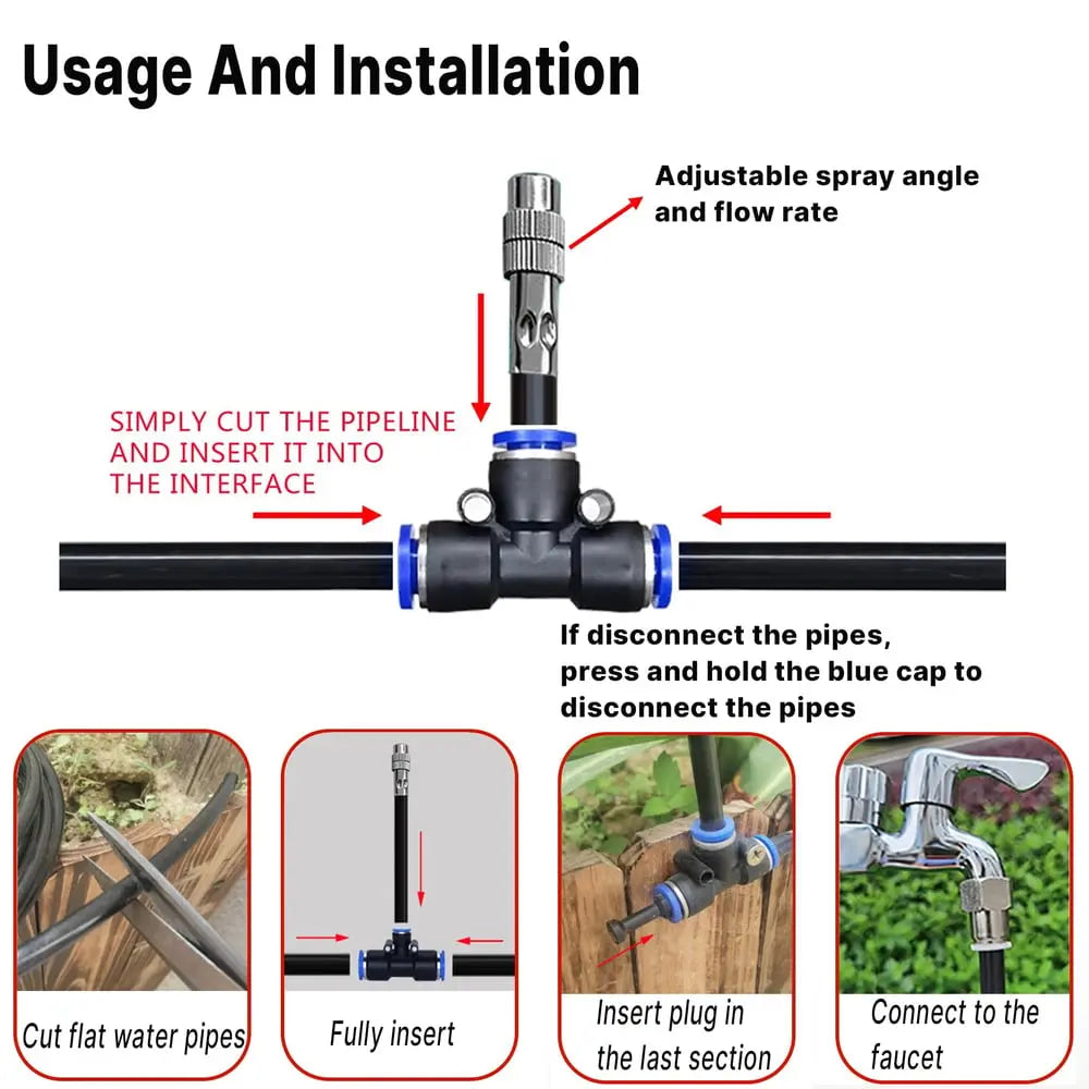 Automatic Irrigation System for Garden & Balcony – Saves Time & Water