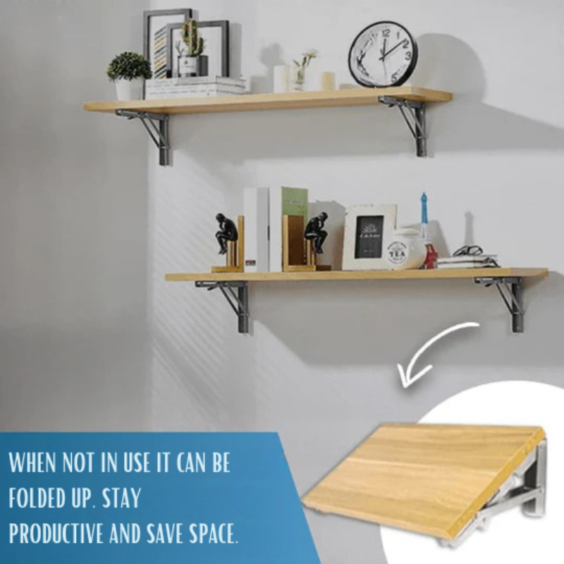 Sturdy foldable stand for optimized space (x2)