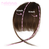 Eterna™ | Effortless Natural Look with Customizable Fit Clip-On Bangs