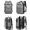 Travel backpack with vacuum pump