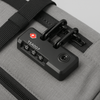Travel backpack with vacuum pump