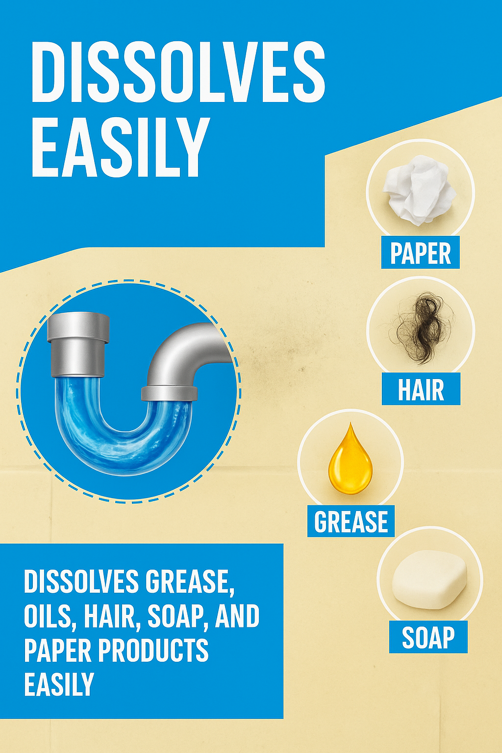 ClogGone™ | Powerful Unblocker For Drains, Toilets, And Pipes!