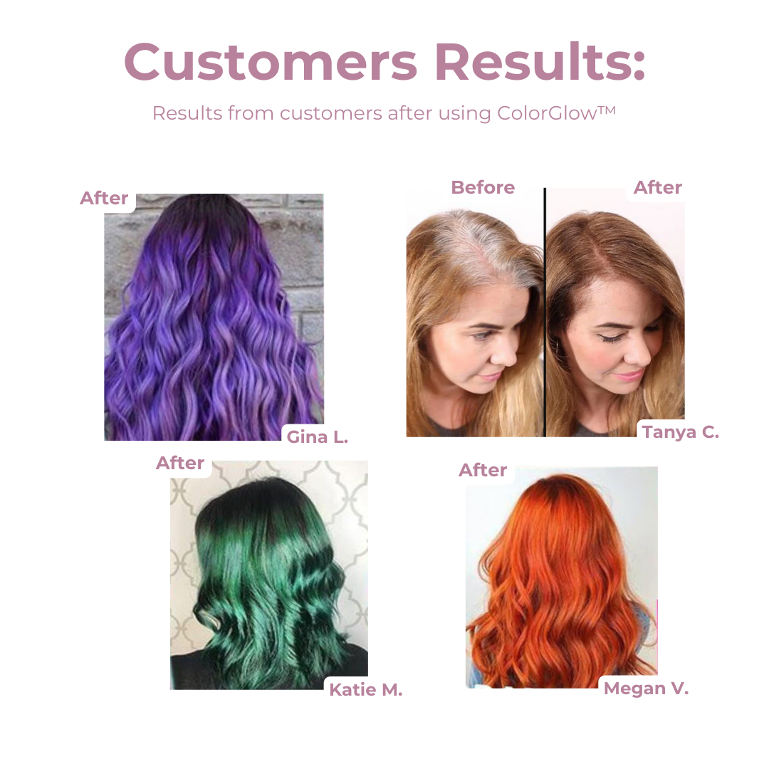ColorGlow™ Long-Lasting Color, No Bleaching!