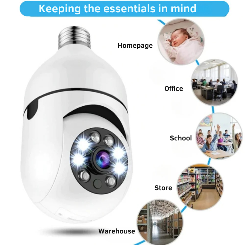 Keep an eye on your home discreetly with an LED camera