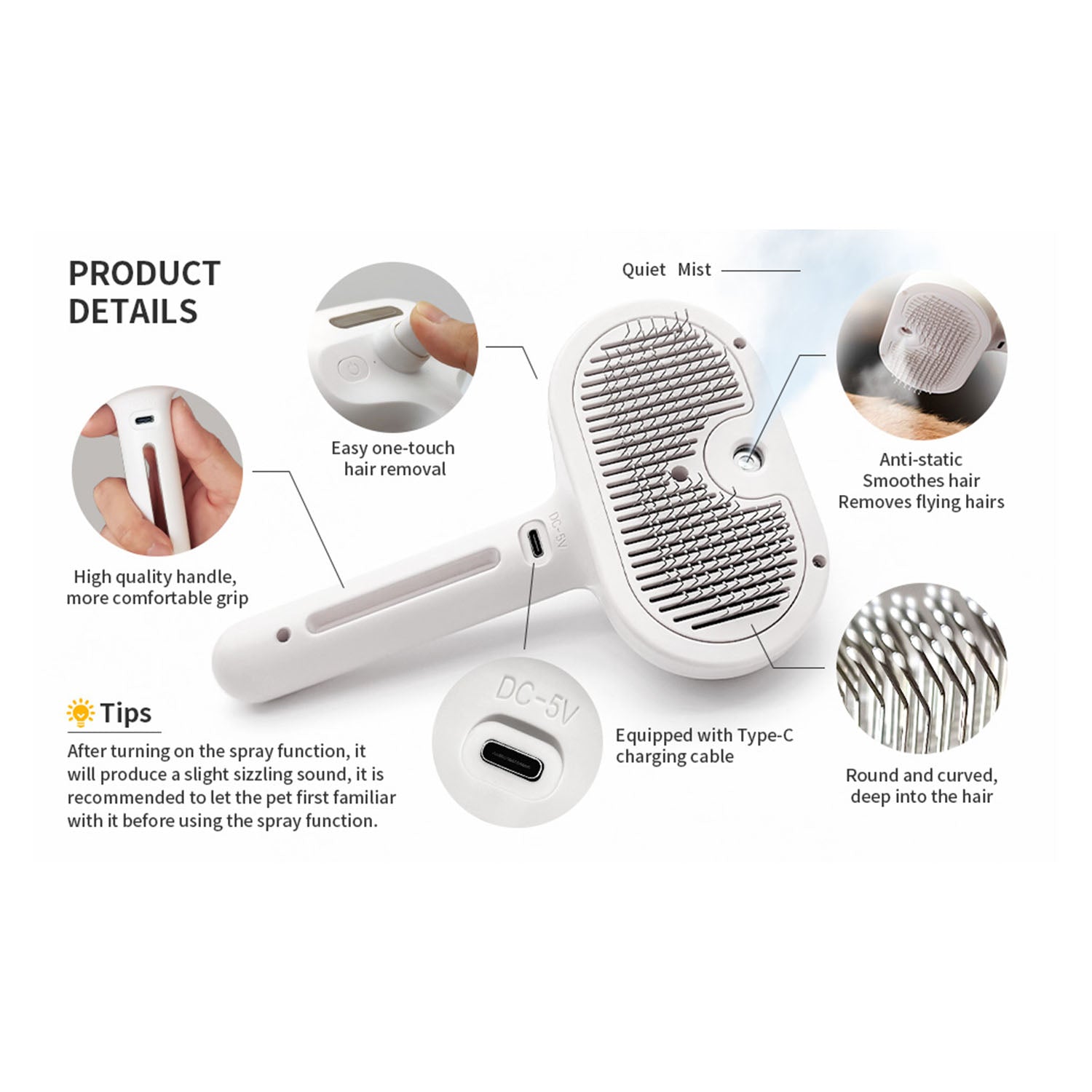 Pawlish™ - Pet Grooming Brush