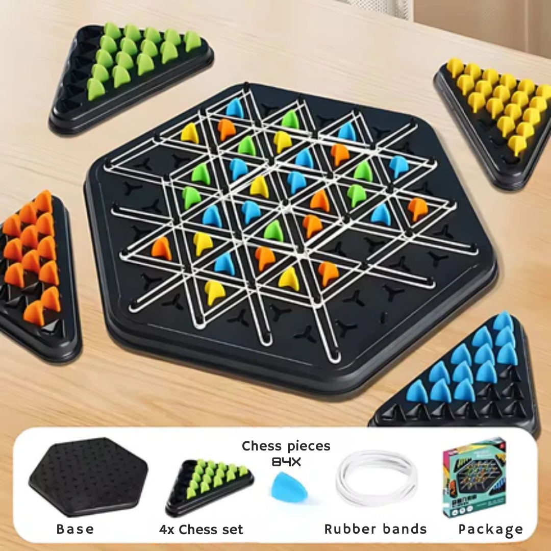 KnotLogic™ | Chain Triangle Chess Game