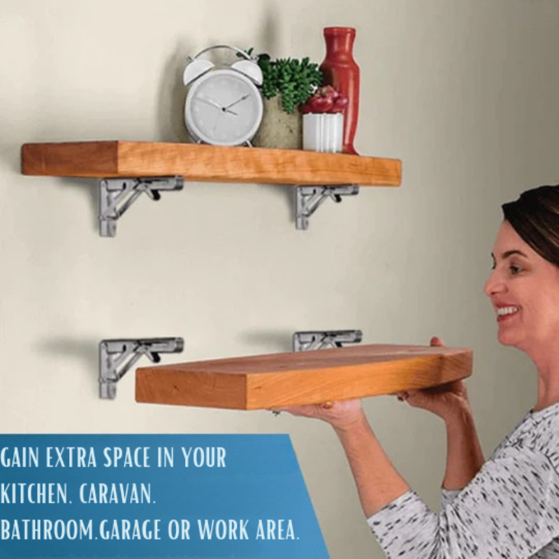 Sturdy foldable stand for optimized space (x2)