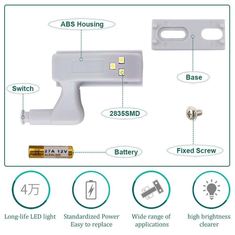 Illuminate your cabinets automatically with ease