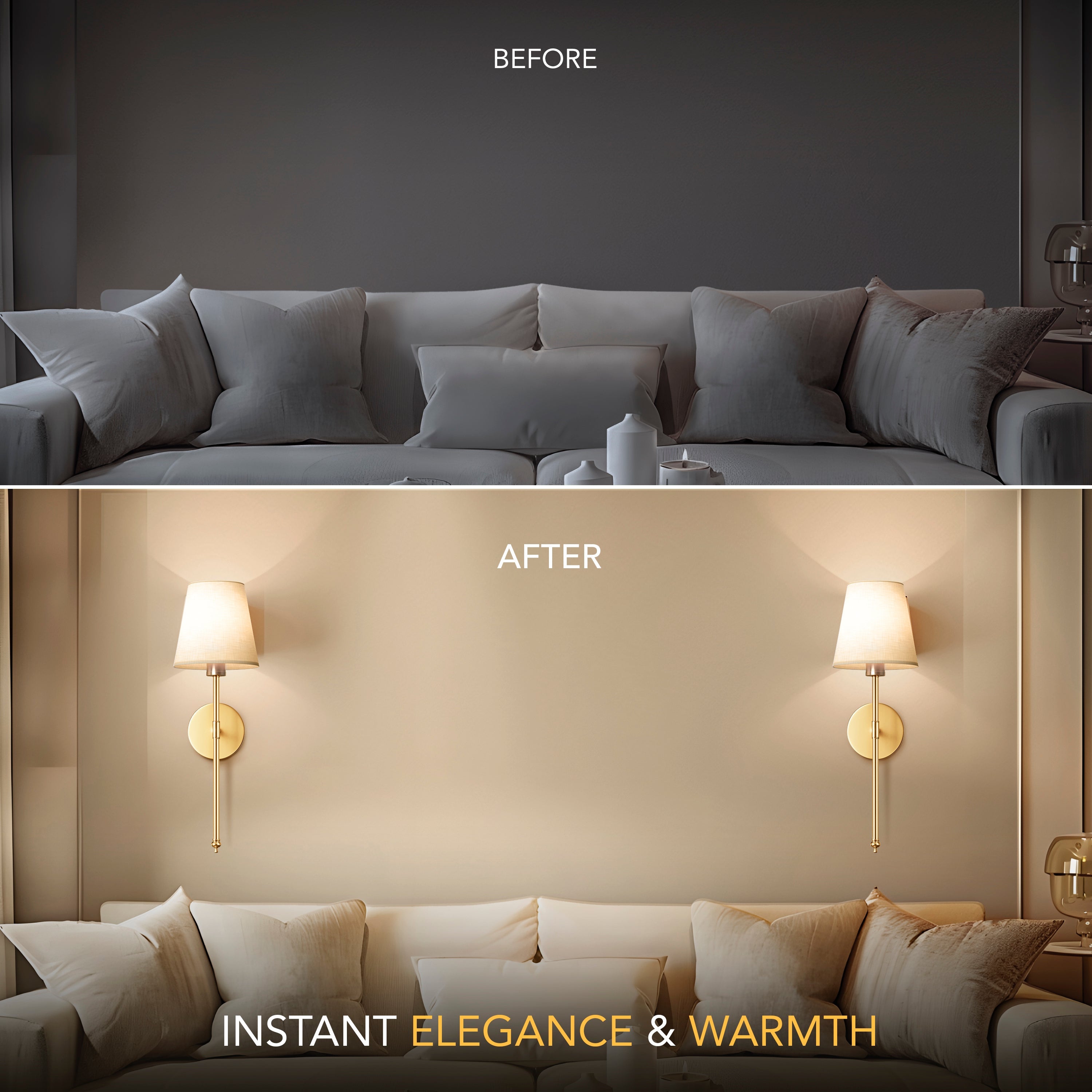 LumoGlow™ | WIRELESS WALL SCONCES (SET OF 2 )