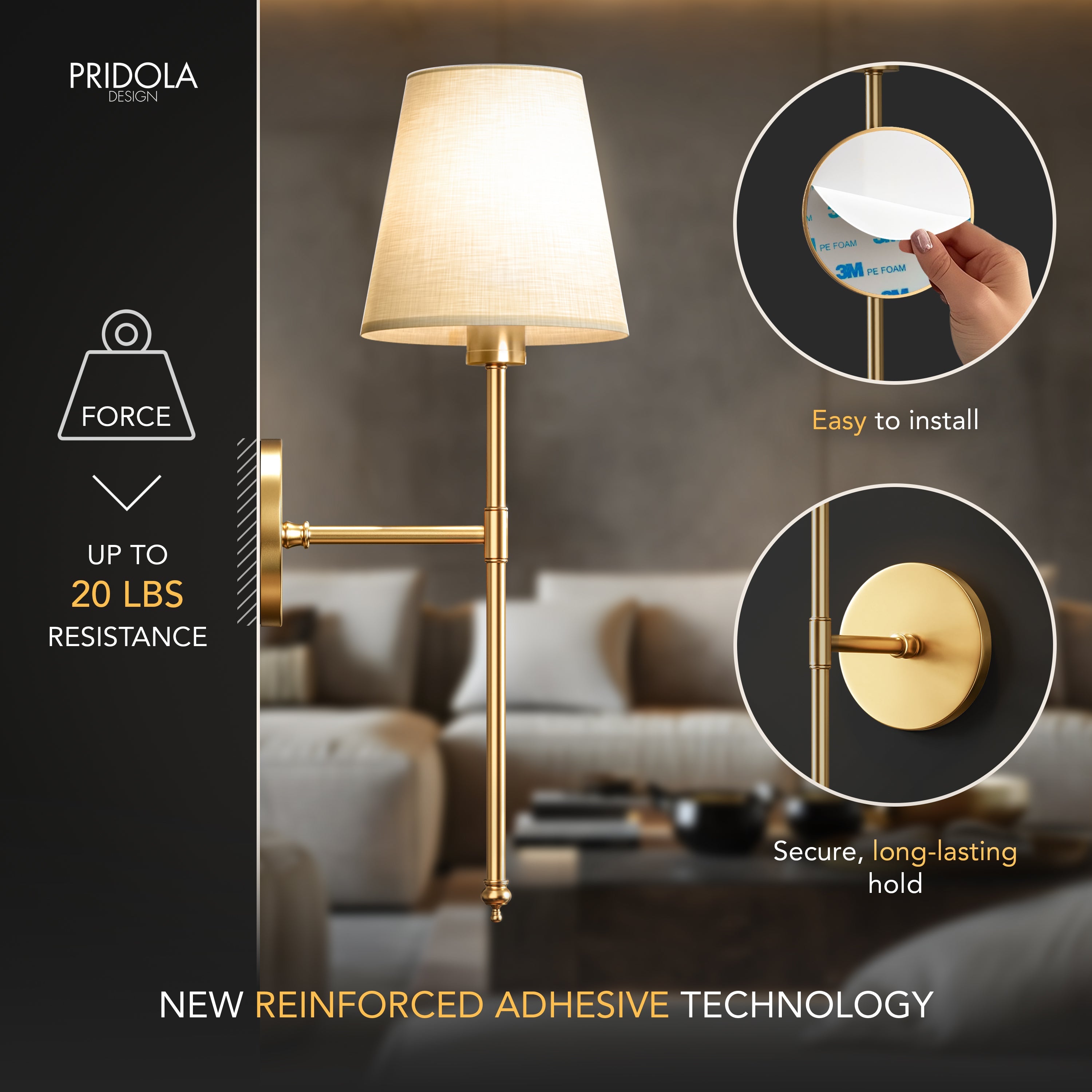 LumoGlow™ | WIRELESS WALL SCONCES (SET OF 2 )