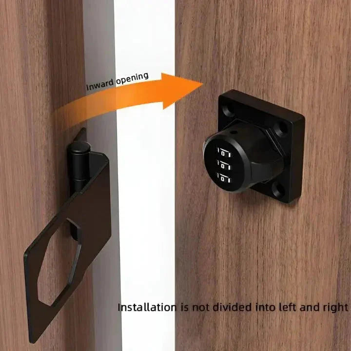 Keyless Secure Lock — Rust-Resistant Zinc Alloy with 1000 Codes