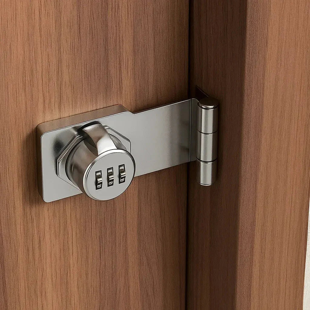 Keyless Secure Lock — Rust-Resistant Zinc Alloy with 1000 Codes