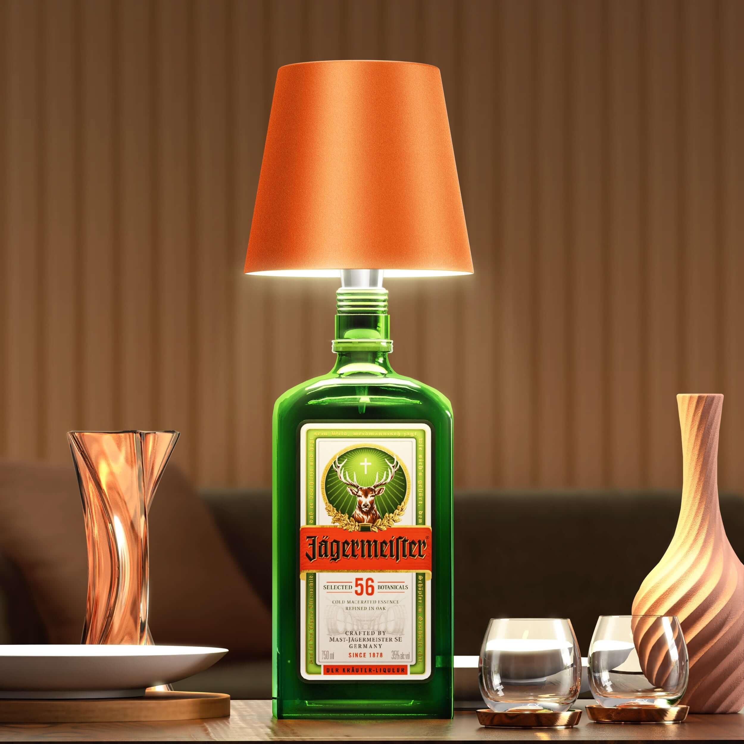 Wireless Bottle Lamp – Elegant & Unique Lighting