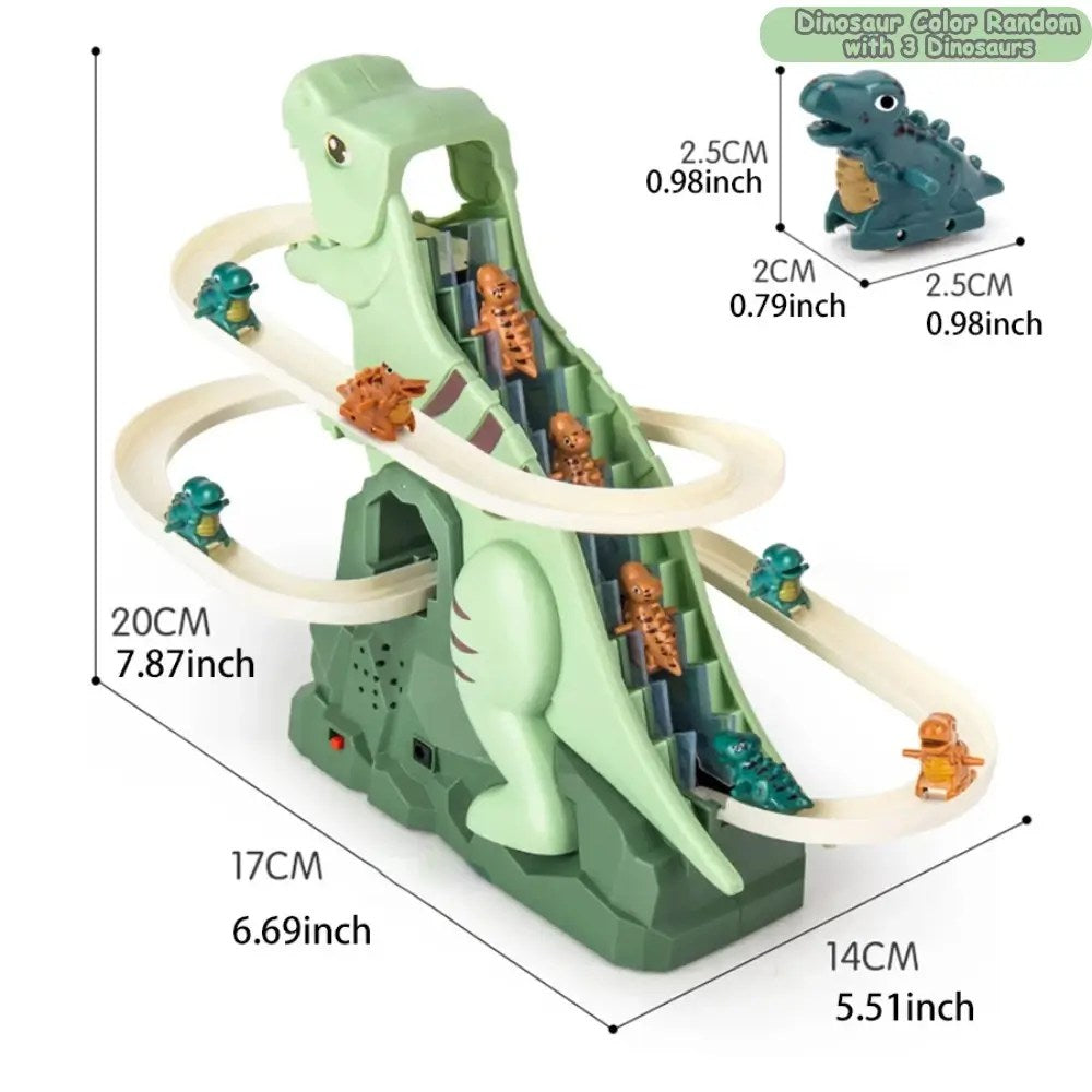Tyranno Roaring Dinosaur Climbing Slide Toy