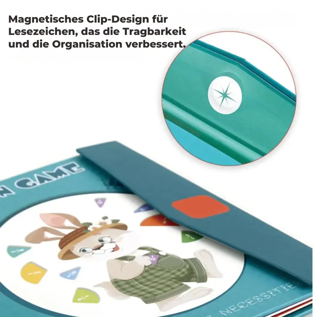 Magnetische Bruchlern-Kacheln — Interaktives Mathe-Set für Kinder