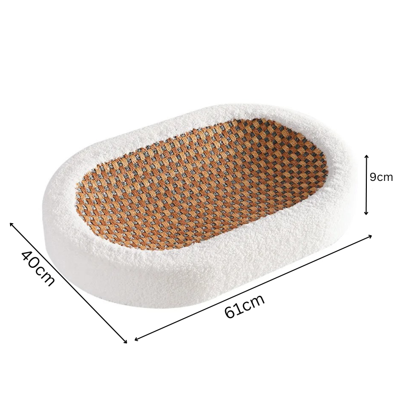 50% Off | Cat Scratch Lounge™ – Plush Cat Bed with Scratchable Surface