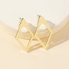 Diamond Combination Design Simple High Sense Earrings