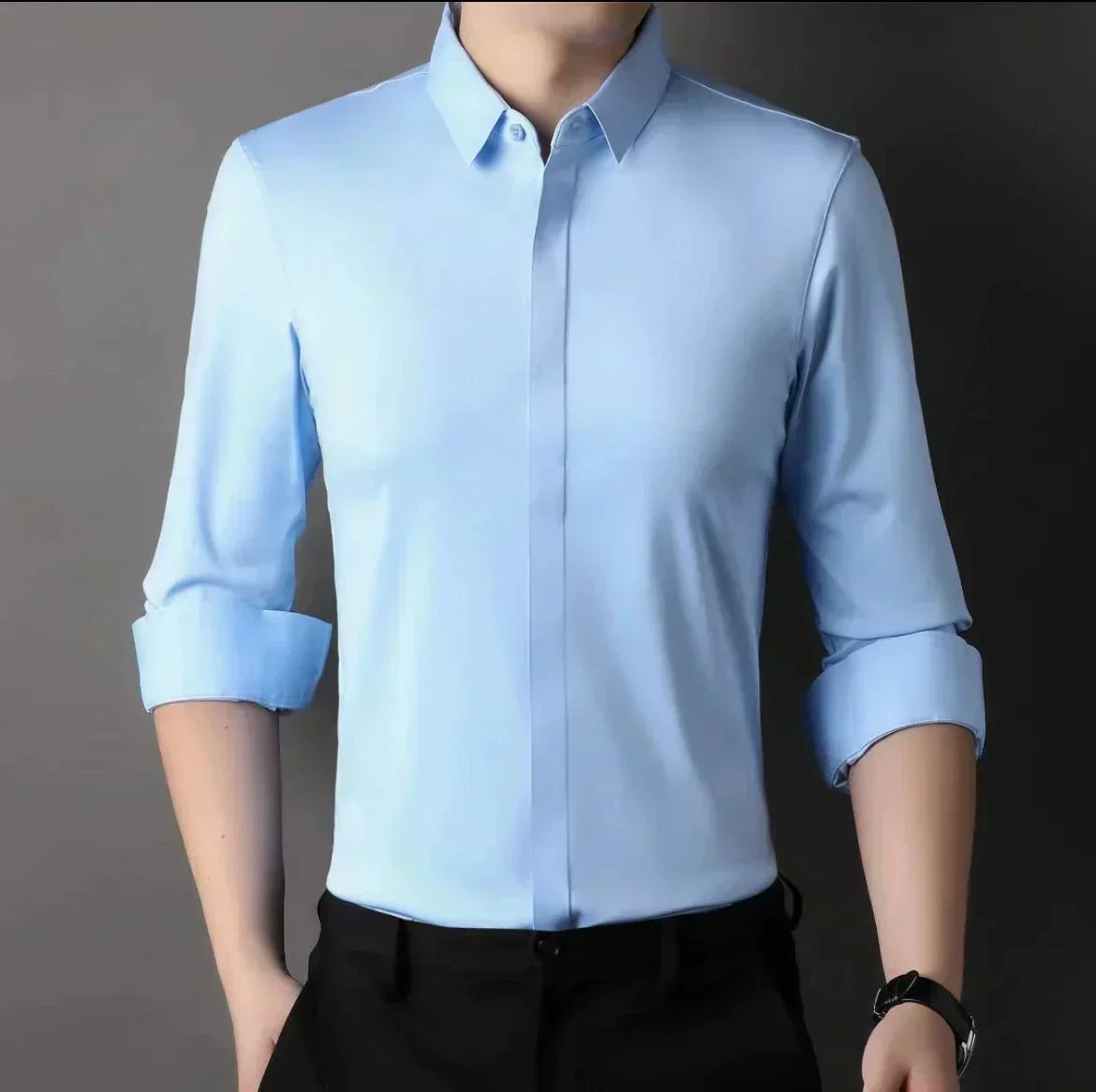 Men's Wrinkle-Free Button-Down Shirt