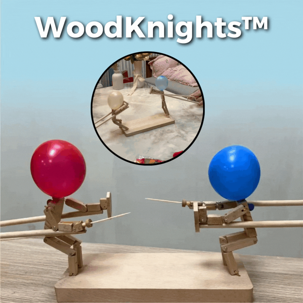 50% OFF | WoodKnights – Balloon Bamboo Man Sword Fight – Includes 100 Balloons \[Last Day Discount]