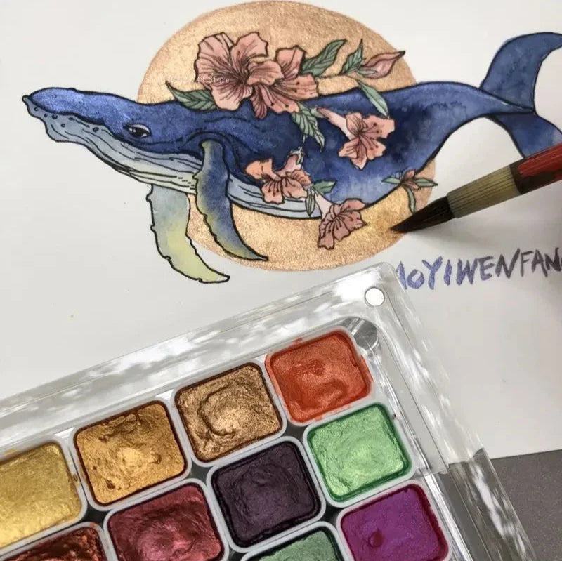 GlowMax™ Watercolor Paint Set I Last Day 50% OFF🔥