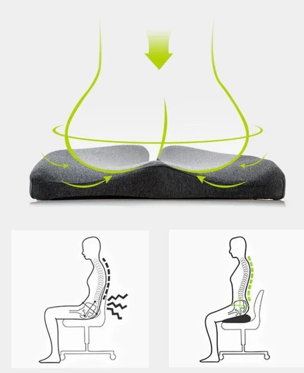Premium Hip Support Cushion | Sit for Hours Without Pain!
