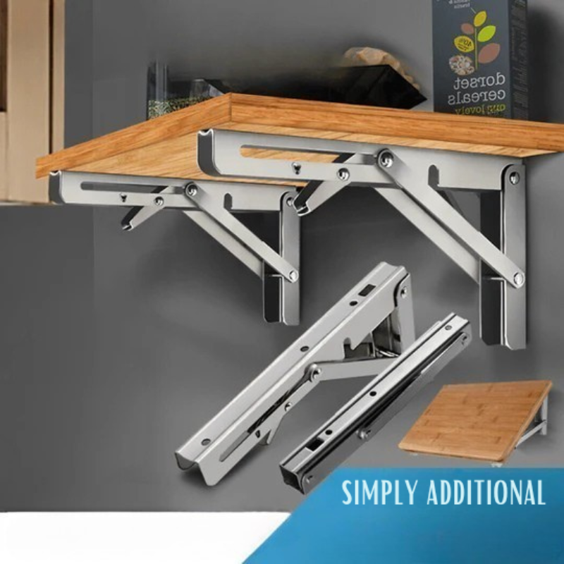 Sturdy foldable stand for optimized space (x2)