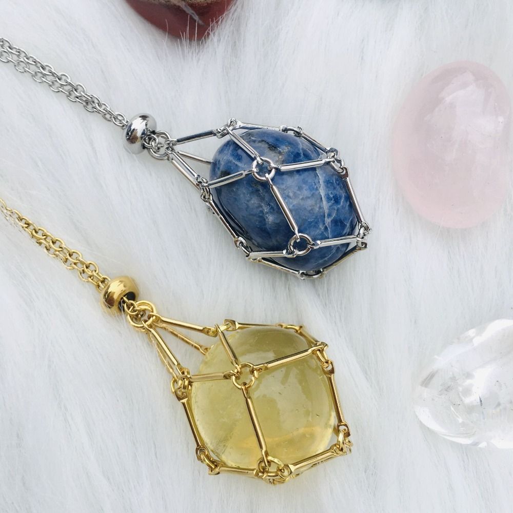 DiamondJewel | Interchangeable Crystal Stone Necklace