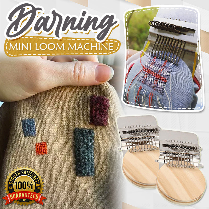 Quickly Repair Your Clothes with This Mini Loom