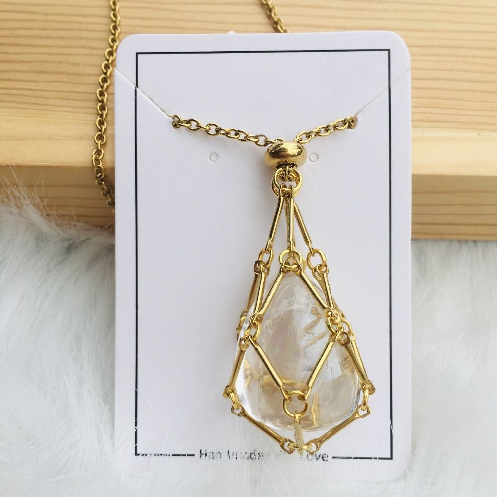 DiamondJewel | Interchangeable Crystal Stone Necklace