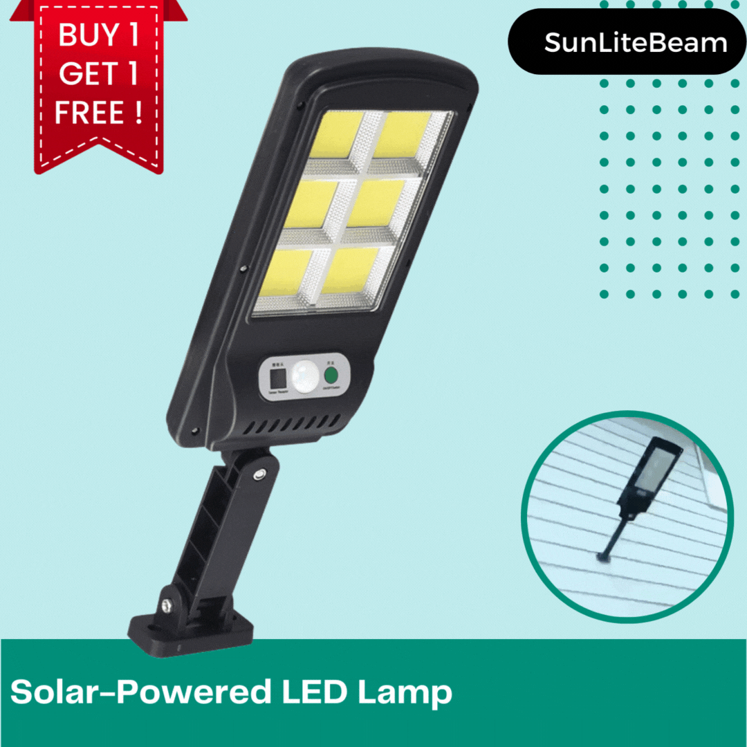 BUY 1 GET 1 FREE! SUNLITEBEAM – SOLAR-POWERED LED LAMP