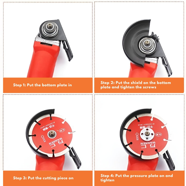 SafeCut™ | Adjustable Angle Grinder Stand for Maximum Safety