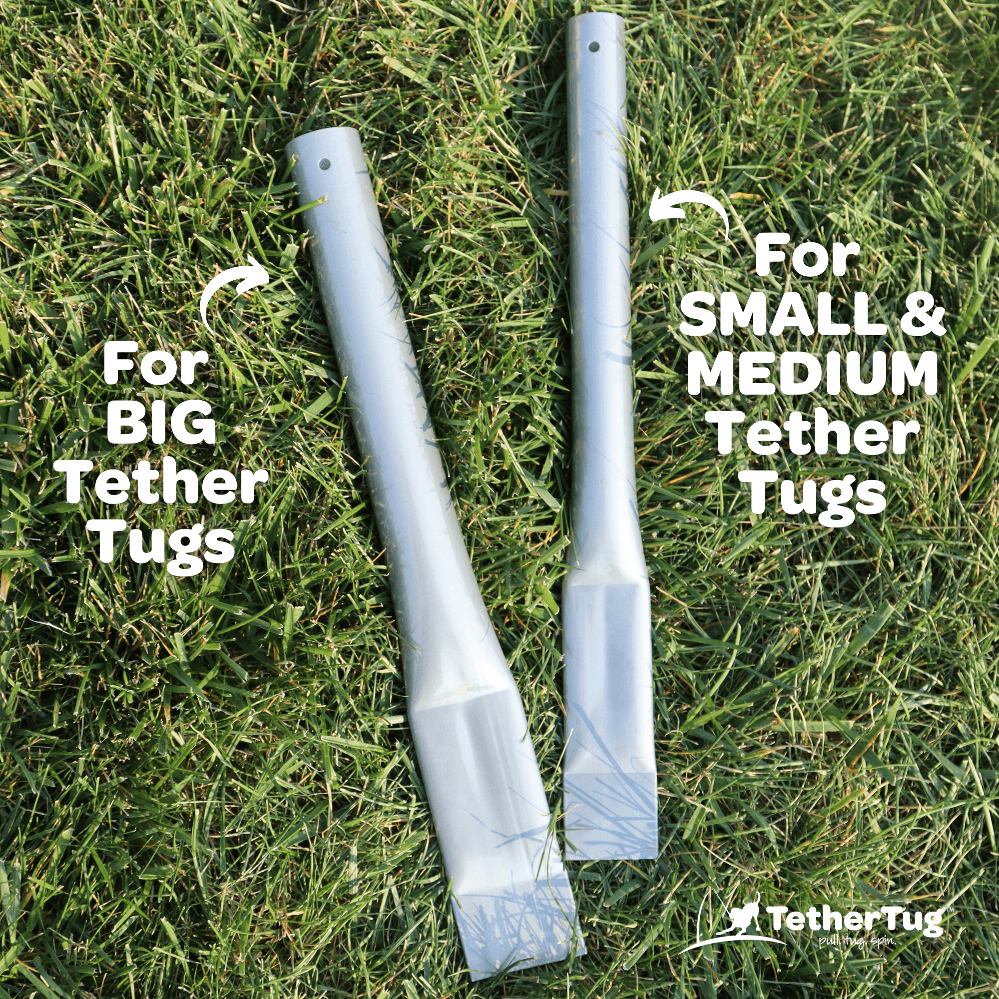TetherTug™ XL – Outdoor Tug Toy Kit for Dogs 70 lbs+