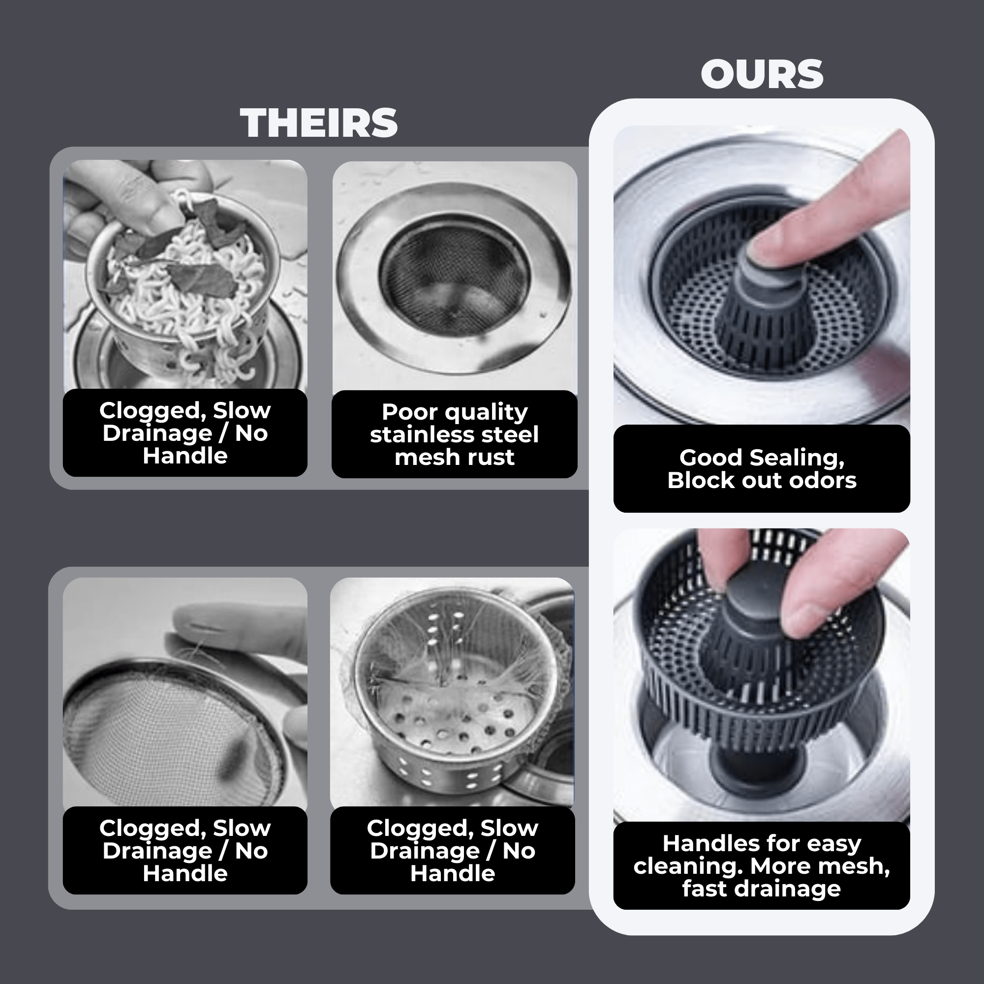 Flexsink 3-in-1 Push-Type Sink Aid &amp; Stopper | BUY 1 GET 1 FREE (2PCS)