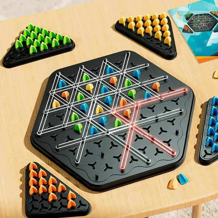 BrainGrid™ – Chain Triangle Strategy Game