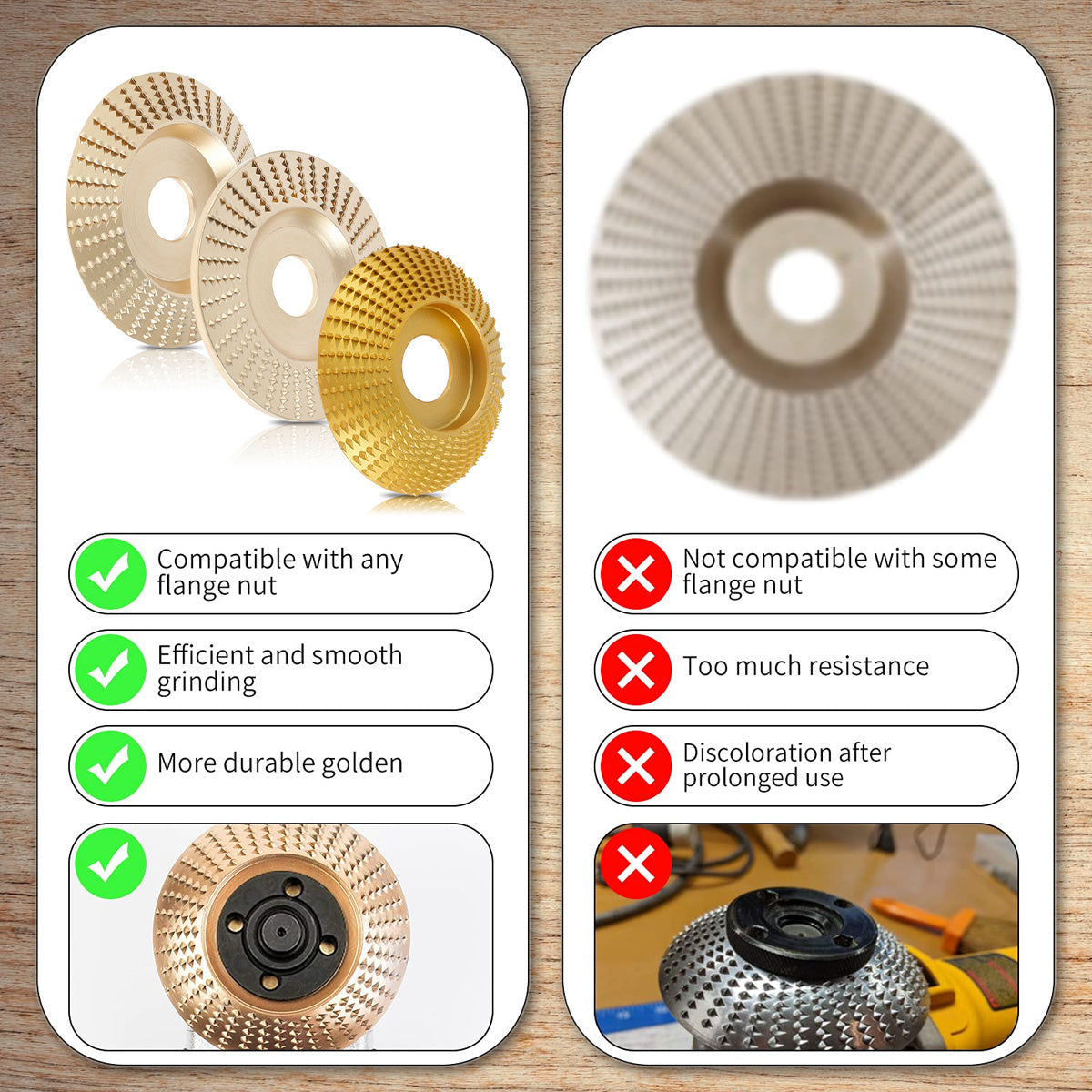 CarvePro™ – Precision Wood Carving Disc Set