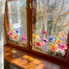 Buy 1 Get 1 FREE | Colorful Flower Stickers for Your Windows!
